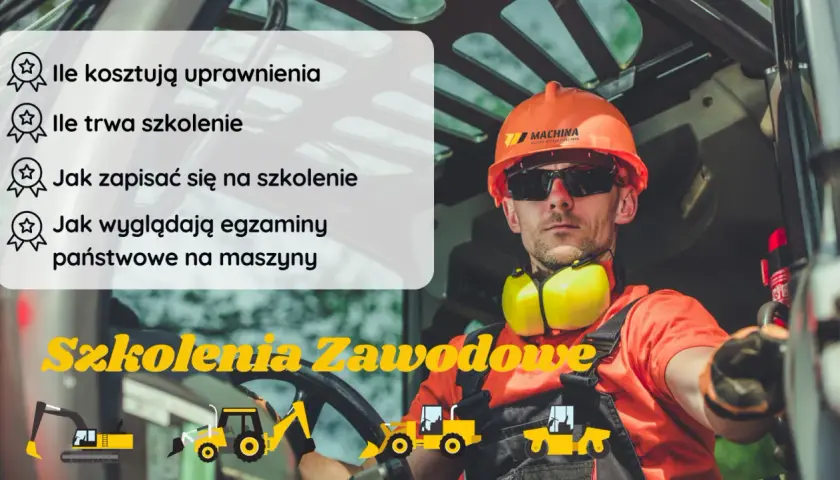 Ile kosztują uprawnienia na koparki? Ceny i wymagania 2025