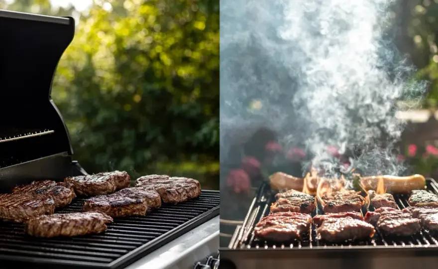 Grill gazowo-węglowy: Który lepszy? Porównanie zalet